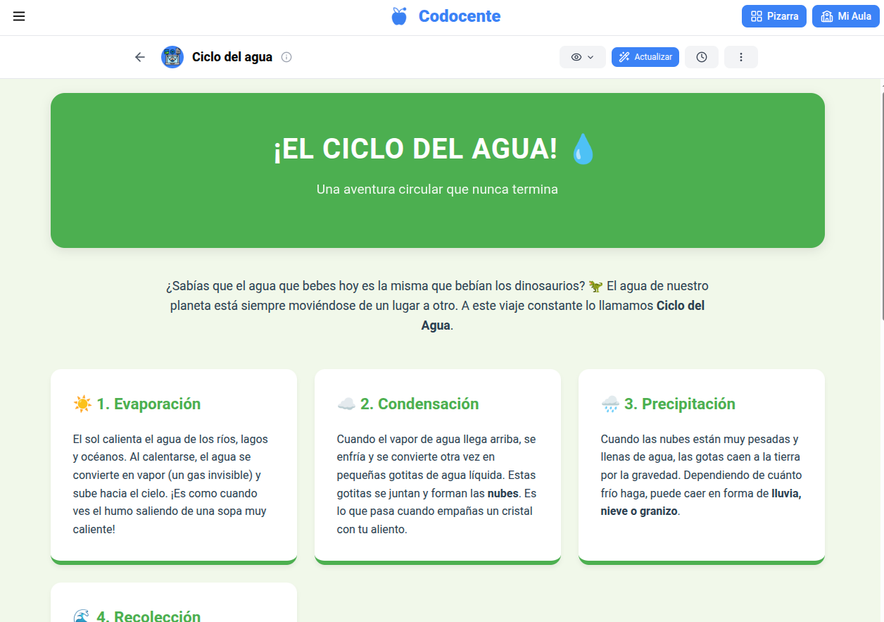 Captura: generador de recursos con IA