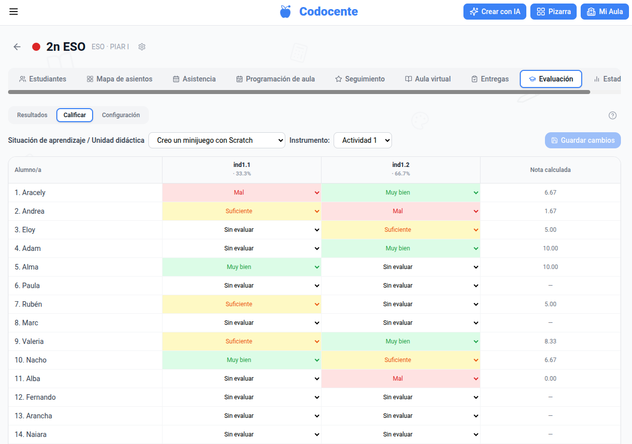 Captura: cuaderno de notas