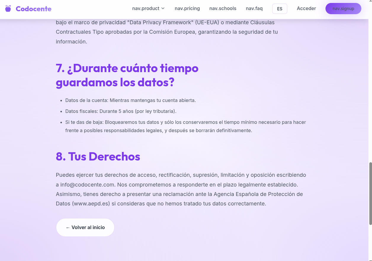 Captura: ajustes de privacidad de la cuenta