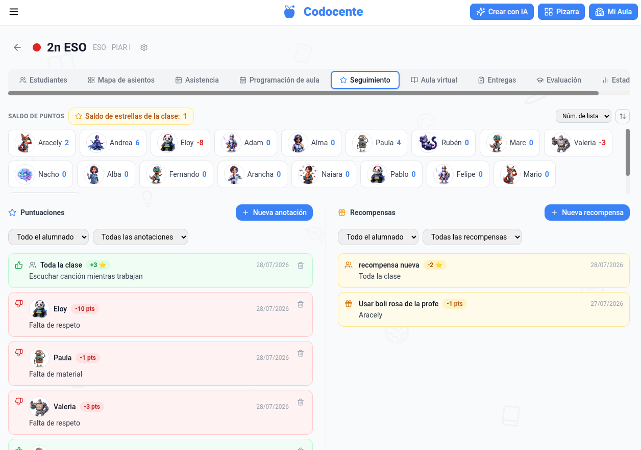 Captura: registro de conducta
