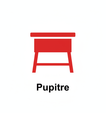 Pictograma de un pupitre